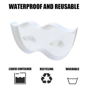 Boîte de rangement en forme de masque en mache, lavable, pour bonbons gélifiés, pour Halloween, Carnaval, Purim - Product Image 3