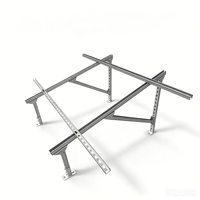 Ensemble complet de supports photovoltaïques triangulaires SHUNLIDE - Ensemble complet de supports de montage de panneaux solaires modèle 41x41, épaisseur 2,5 mm ; Support