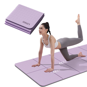 Tapis <span class=keywords><strong>de</strong></span> <span class=keywords><strong>yoga</strong></span> et <span class=keywords><strong>de</strong></span> Pilates portable, écologique, imperméable, durable, respectueux <span class=keywords><strong>de</strong></span> la peau, sans odeur, non toxique, en TPE 6 mm 8 mm, <span class=keywords><strong>pour</strong></span> la maison et les voyages - Product Image 1