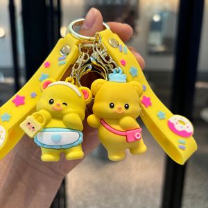 Llavero de Plástico con Diseño de Oso de Mantequilla, el Más Vendido, para Móvil, Mochila, Llaves de Coche, Regalo para Parejas - Product Image 3