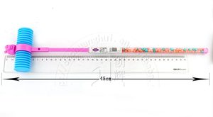 ของเล่นค้อนไฟ LED 45 ซม. แบบสองหัว/ของเล่นค้อนมีเสียงพร้อมลูกอมเนื้อนุ่ม - Product Image 3