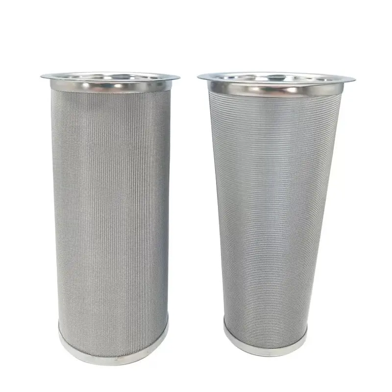 Cam turşu kavanozu için SS304 gıda sınıfı filtre örgü kahve filtre kartuşu