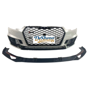 Haute qualité, prix bas, pour <span class=keywords><strong>Audi</strong></span> A4 : mise à niveau vers <span class=keywords><strong>RS4</strong></span> - Pare-chocs avant, phares LED, calandre, spoiler avant, lames d'air gauche et droite, pièces d'occasion - Product Image 3