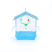 Cage à oiseaux en métal minimaliste tendance, petite 21x17x29 cm, 3 couleurs disponibles, pour calopsite, perruche, petit oiseau