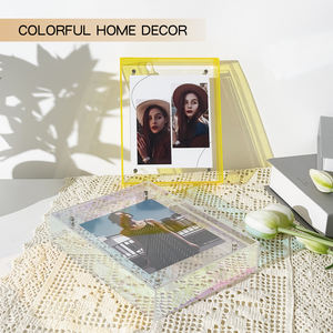 صندوق شفاف ، حامل صور من البلاستيك ، حامل عرض صور داخلي للمكتب والمنزل ، ديكور سطح المكتب - Product Image 5