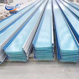 XINRUIFU Steel-Edged Translucent Roofing Sheet 470 Type 1.2mm FRP Industrial Roofing Material - Product Image 3