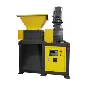 Discounted double shaft waste textile shredder machine Waste leather shredding machine for shredding fabric