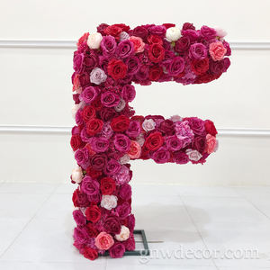 GNW kustom huruf kualitas tinggi latar belakang bunga lengkungan dinding pernikahan mengusulkan latar belakang bunga dinding untuk dekorasi pernikahan - Product Image 1