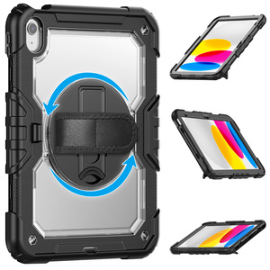 Custodia protettiva resistente e resistente agli urti per Tablet con impugnatura rotante per <span class=keywords><strong>ipad</strong></span> 10 ° 10.9 "/11 A16 2025 - Product Image 3
