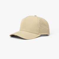 Gorra de Béisbol/Golf Transpirable de 5 Paneles con Visera Curva Estructurada, Impermeable y con Corte Láser