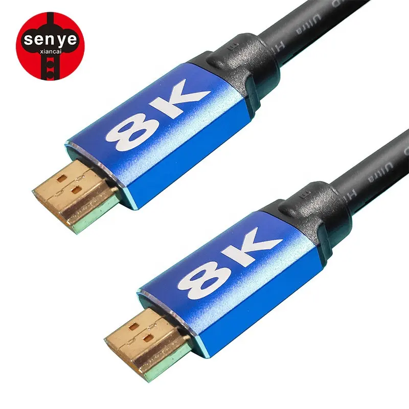 Kabel HDTV Kecepatan Tinggi 8K Ultra HD 48Gpbs 8K60 4K120 144Hz EARC HDR10 HDCP 2.2 & 2.3 Kompatibel dengan Dolby Vision Xbox PS4 PS5