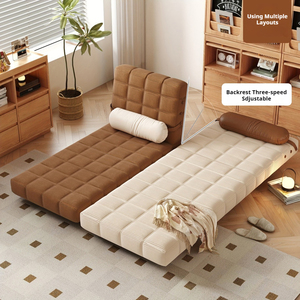 Modern <strong>1</strong>-in-<strong>2</strong> Single Foldable <strong>Sofa</strong> Bed Small-sized Convertible <strong>Sofa</strong> Bed Expandable Living Room Multifunctional Leisure <strong>Sofa</strong> - Product Image 4
