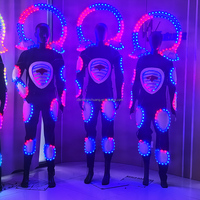 Costume de robot LED Mecha pour spectacle sur scène, défilé, danse, événement, fête, Halloween, cosplay