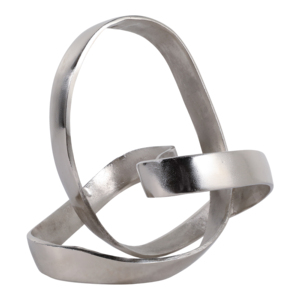 Scultura moderna in alluminio a forma di nodo, ornamento decorativo per casa, ufficio, bagno, soggiorno. - Product Image 2