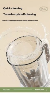 Многофункциональная домашняя соковыжималка, Кухонный комбайн, мини английское зарядное устройство для фруктов и овощей для RV и гостиниц - Product Image 4