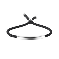 Vente en gros bracelet d'identification personnalisé bracelets élastiques tendance pour couple garçons et filles