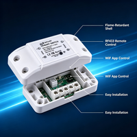 Système de Maison Intelligente, Interrupteur Intelligent, Contrôle Vocal, Contrôle à Distance par Application Mobile, Compatible WIFI, 220V, Pièces Modifiables, National