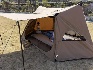 Hot 2-3 Person Cotton Camping <b>Tent</b> Family Camping Outdoor Gathering - Product Image 3