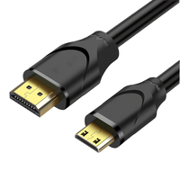 Kabel Mindpure 2.0 4K 18Gbps Berlapis Emas Terlindung Tembaga Murni PVC Male to Male untuk Monitor PC Proyektor TV Mobil