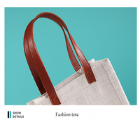 Sacs de plage en toile de jute, fourre-tout en tissu 100%, sac de chanvre 10kg, sac d'épicerie en feutre hessien, sac de Shopping en lin