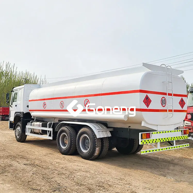 Xe Bồn Diesel Xe Tải Chở Nhiên Liệu Hai Tay Dongfeng Howo 20000 Lít 18000 Lít