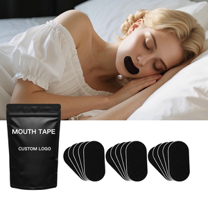 CM bandes de sommeil hypoallergéniques sans latex avec logo personnalisé bande buccale mieux dormir - Product Image 1