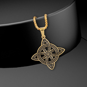 Gioielli fortunati da uomo nuova collana con nodo celtico in stile retrò - Product Image 4