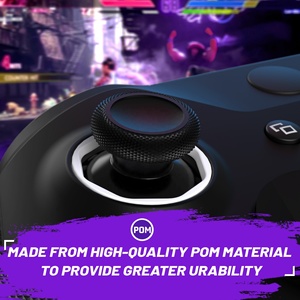 Bâtons octogonaux de remplacement blancs redessinés avec anneaux d'accentuation pour manette Xbox Series X/S, coque version EXtremeRate ASR - Product Image 5