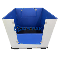 Conteneur pliable pliable de boîte de douille de palette pour le transport et le stockage de paquets de pièces automobiles de Faureica