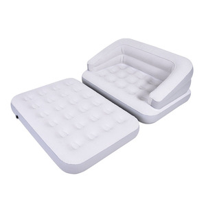 Pvc Flocking Double Outdoor <strong>5</strong> in 1 <strong>Air</strong> <strong>Sofa</strong> <strong>Bed</strong> Folding Inflatable Seat <strong>Air</strong> <strong>Sofa</strong> <strong>Bed</strong> and Lounge Chair - Product Image 2