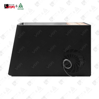 Sistema de Baño de Agua Fría Comercial Vapasauna con Enfriador Integrado, Diseño Negro, Baño de Hielo para Centro de Recuperación