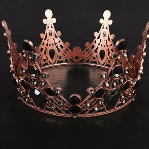 Vente en gros de couronnes en alliage or/argent, bouquet de fleurs fait main, décoration de gâteau d'anniversaire, accessoires floraux - Product Image 4