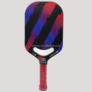 Diseño rojo Air Dynamics Advanced Pickleball Paddle 16mm fibra de carbono panal núcleo termoformado sin marco Edgeless portátil - Product Image 2