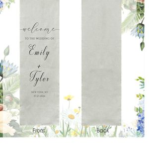 Letrero para Silla Conmemorativa de Boda 155x55in para Ceremonia, Decoración de Asientos Reservados, Resistente al Desgaste y al Polvo, Modelo ZB025 - Product Image 4