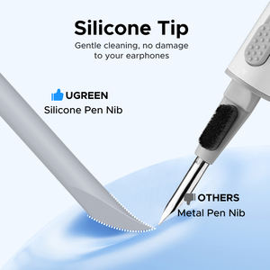 Outils de nettoyage d'écouteurs Bluetooth UGREEN pour <span class=keywords><strong>Airpods</strong></span> Pro, stylo de nettoyage pour écouteurs, kits de brosses pour Samsung Xiaomi <span class=keywords><strong>Airdots</strong></span> Huawei - Product Image 3