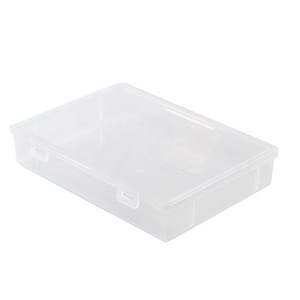 Organizador de Documentos de Plástico Transparente Tamaño A4, Caja de Almacenamiento de Archivos de Escritorio con Tapa, Resistente a la Humedad, para Oficina y Hogar, Forma Rectangular - Product Image 5