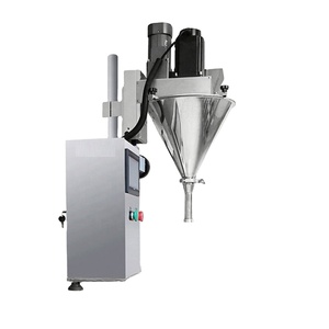 Máquina de llenado de polvo semiautomática de sobremesa pequeña, máquina de llenado de harina de trigo, máquina de llenado de especias, pimienta y chile con tornillo sin fin - Product Image 2