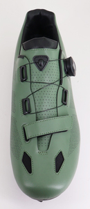 Zapatillas de ciclismo para hombre, color verde, microfibra en la parte superior, forro de malla transpirable, suela de goma EVA, ajuste atlético, calzado para bicicleta de montaña MTB. - Product Image 5