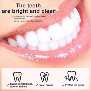 <span class=keywords><strong>Dentifrice</strong></span> <span class=keywords><strong>blanchissant</strong></span> en profondeur V34 à la niacinamide, vente en gros usine, élimine les taches et la plaque dentaire, haleine fraîche, pour adultes, éclaircissant les dents - Product Image 6