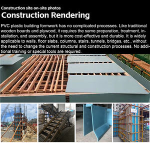 Encofrado de PVC para Construcción, 5-30 mm de Espesor, Superficie Lisa Blanca, Encofrado Plástico para Edificios de Oficinas - Product Image 6