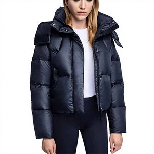 Nouvelle arrivée, veste matelassée à capuche pour femme, 70% duvet, écologique, longueur normale, manteaux pour femmes - Product Image 1