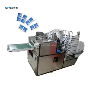 Multi-funções 6 pistas com corte automático álcool almofada alta velocidade que faz a máquina de embalagem Quatro Side Seal Packaging Machine