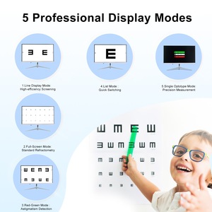 Instrumento Óptico para Examen de la Vista Aist Optics K215F, Tabla de Visión LCD/Monitor Automático con Certificación CE - Product Image 4
