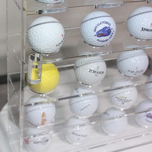 Wholesale Custom Clear Transparent Acrylic Cabinet Wall Rack Holder Golf Ball <b>Display</b> <b>Cases</b> Customizable Size Shape Yageli - Product Image 6