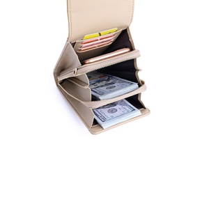 Boshiho Hot Sell PU Phone <b>Wallet</b> Holder <b>Ladies</b> Crossbody Shoulder Bag Cell Phone Pouch - Product Image 2