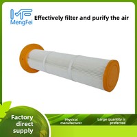 Filtre Meng Fei G2160-TPU avec capuchon en PU pour équipement de machinerie de transport, cartouche filtrante anti-poussière, purificateur fabriqué en Chine