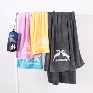 Coiffure Microfibre SPA Barbershop Microfibre Cheveux Beauté Gym Sports avec Serviettes de Salon Logo Personnalisé Serviette Noire pour Salon - Product Image 3