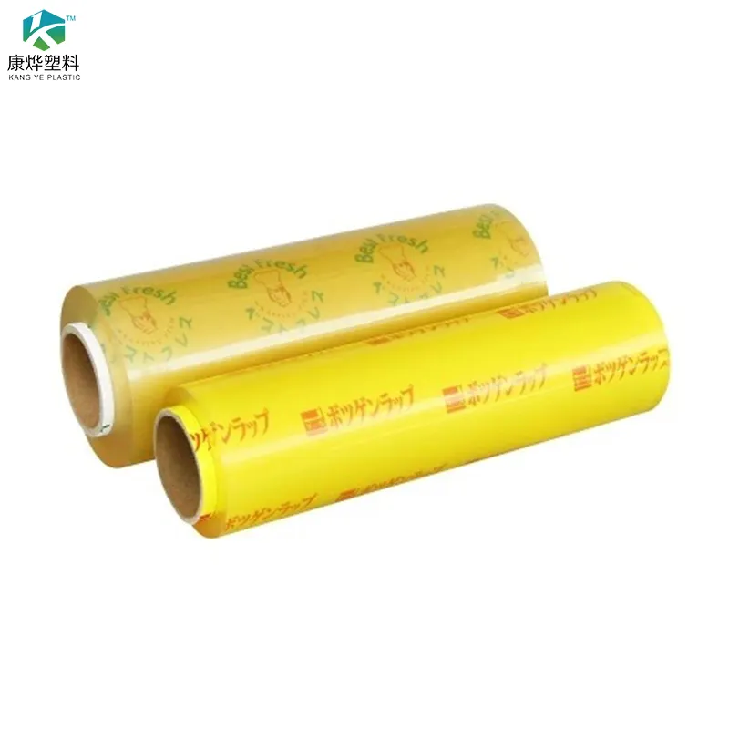 Food Wrap Plastic foil keep fresh food grade pvc cling film fruits and vegetables cling film