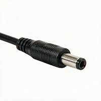 Connecteur d'alimentation mâle DC5521 avec fils dénudés, câble de prise DC 20AWG 1M pour pare-feu réseau, serveur de stockage NAS