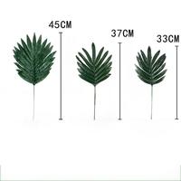 Feuilles de palmier artificielles, simulation de plantes tropicales, tiges de palmiers sauvages, style hawaïen pour la maison, mariage, durables, légères, pour intérieur